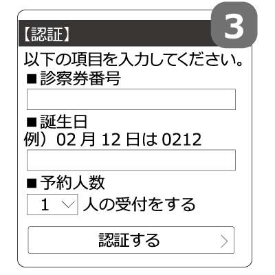 予約ステップ3