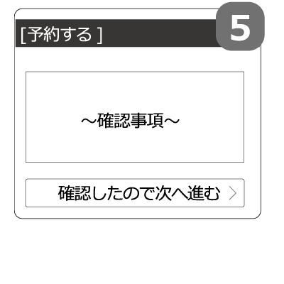 予約ステップ5